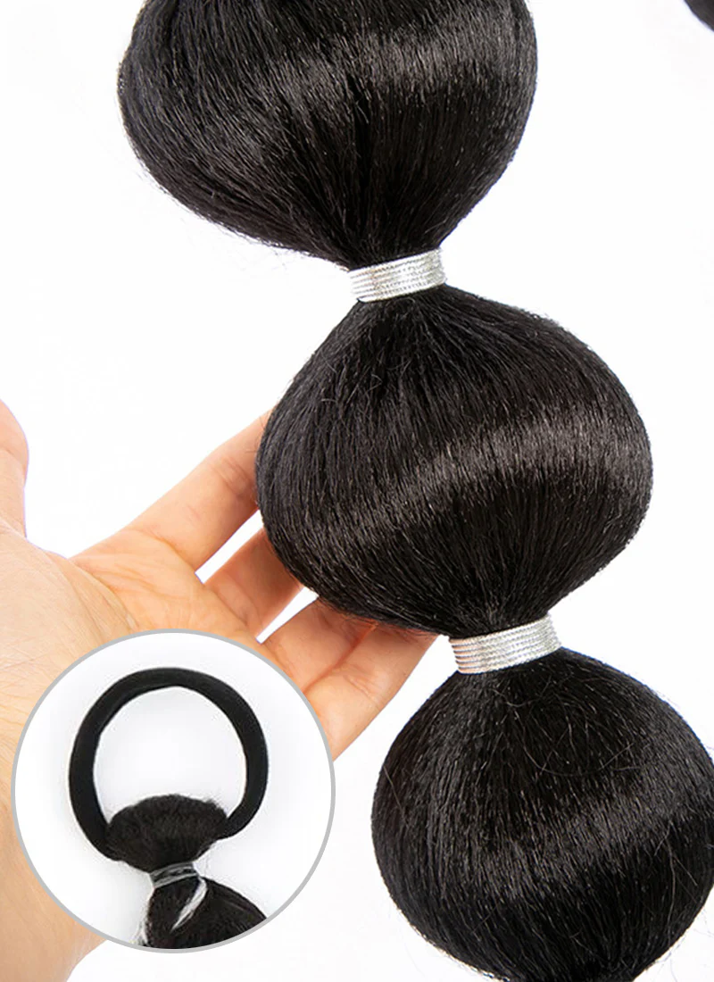 31" Festival Elastic Band Bubble Braid Synthetic Hair Ponytail Extension FP072 - Image 5