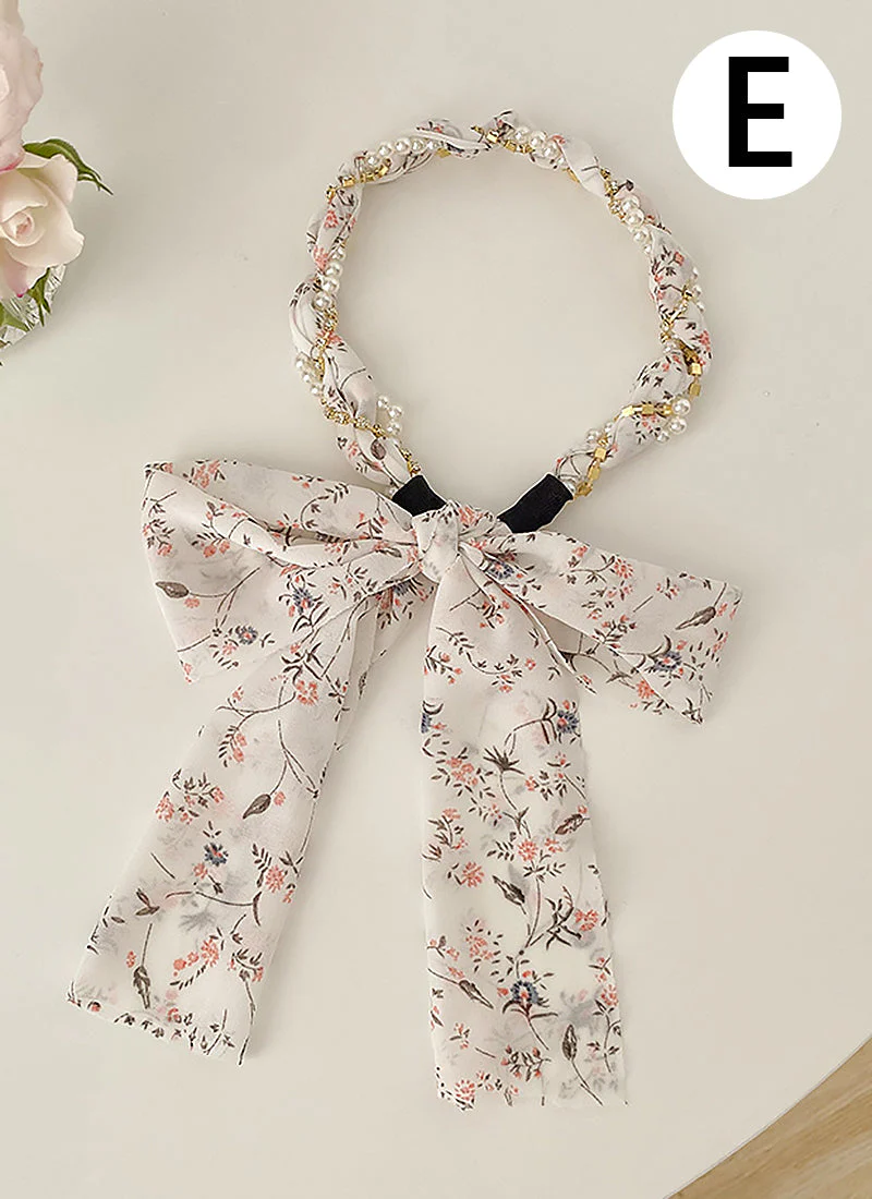 Floral Print Headband - Image 8
