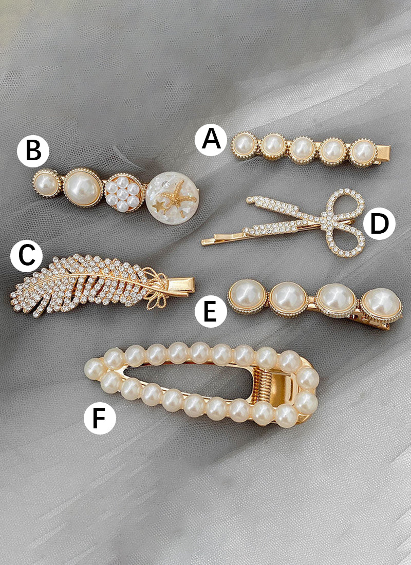 Rhinestone Decor Hair Clip - Image 2