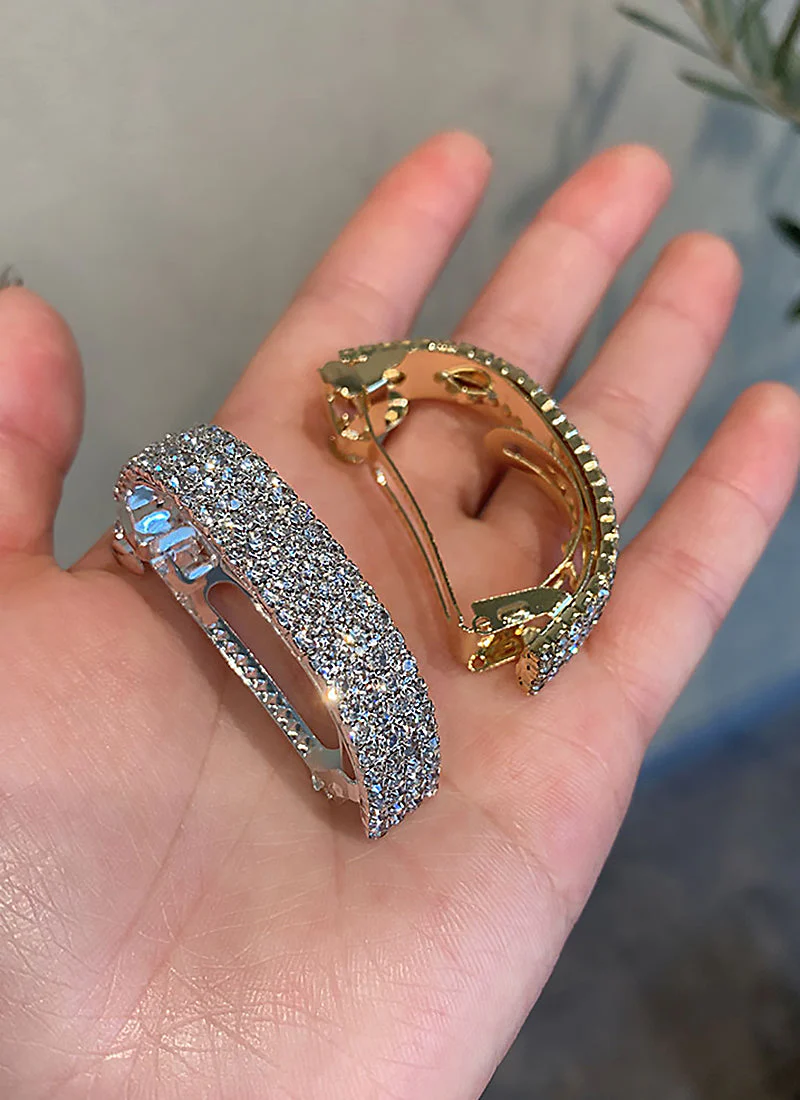 Rhinestone Decor Hair Clip - Image 6