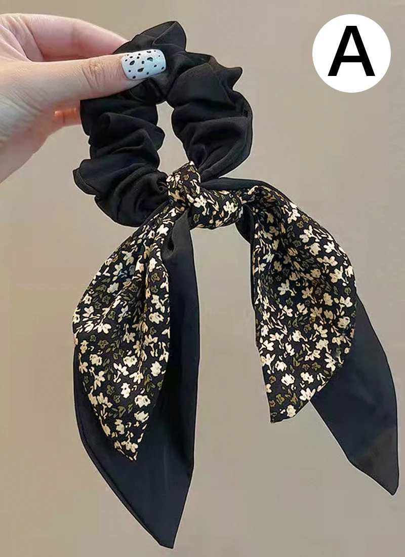 Bow Knot Silk Hair Tie - Image 3