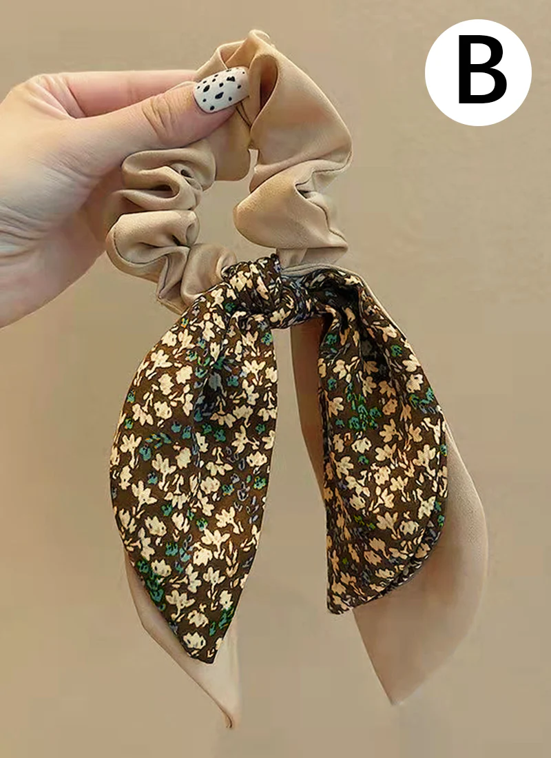 Bow Knot Silk Hair Tie - Image 4