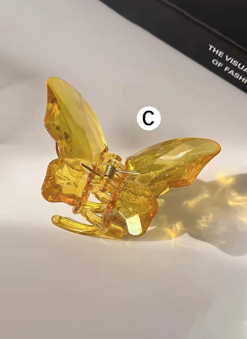 Clear Butterfly Hair Claw - Image 4
