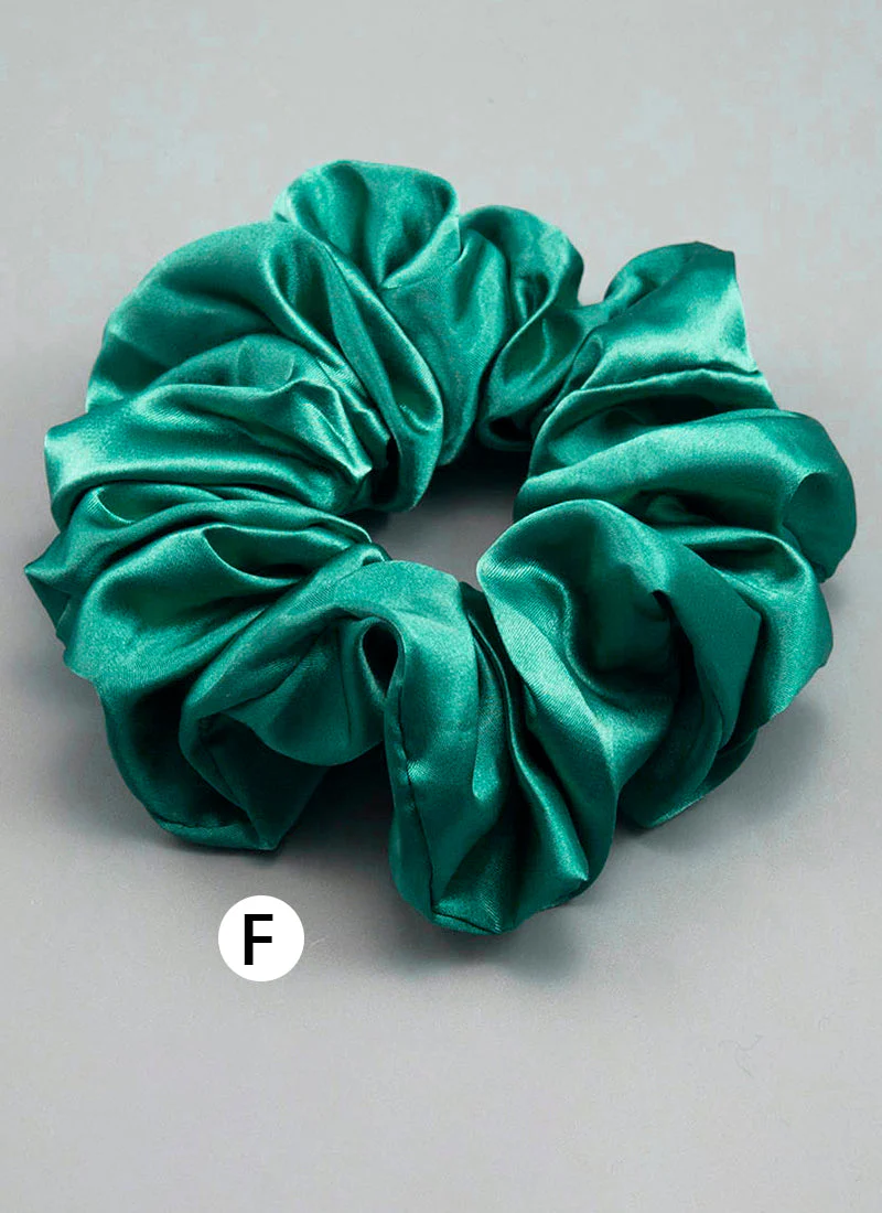 Plain Satin Scrunchie - Image 7