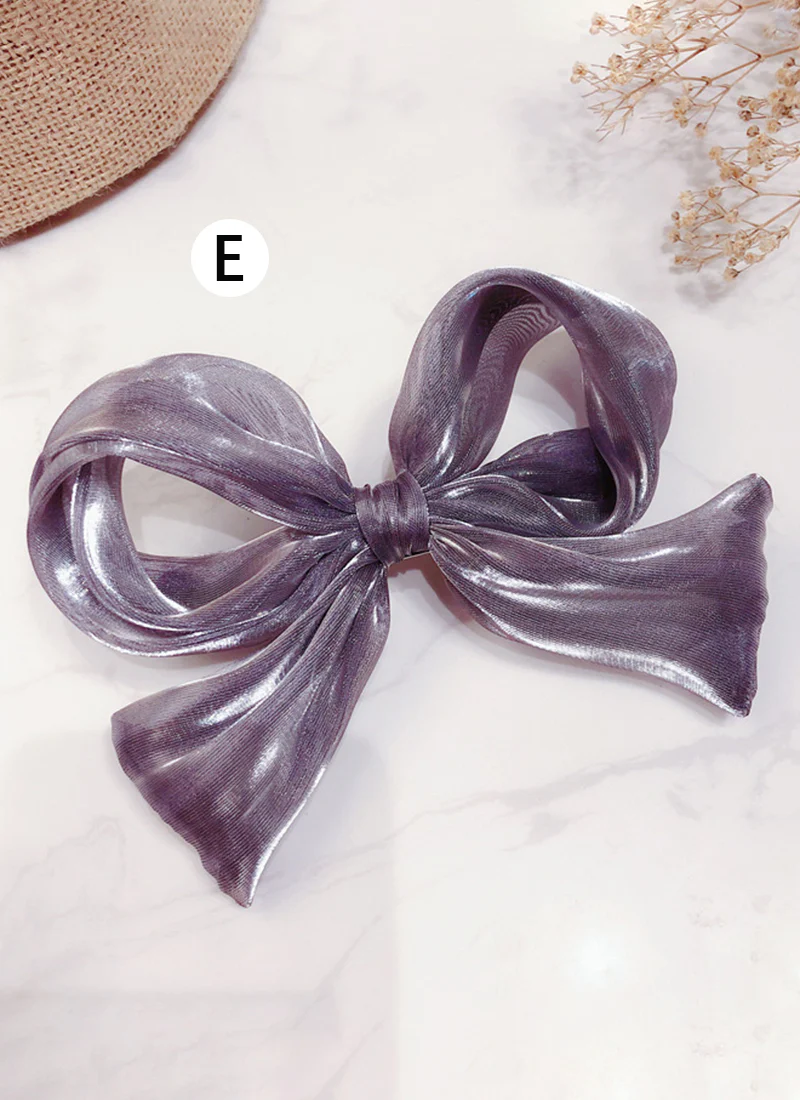 Barbie Organza Bow Knot Hair Clip FS060 - Image 7
