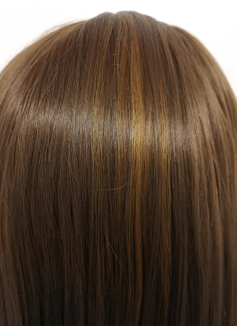 Brunette Straight Lace Front Synthetic Wig LF006 - Image 7
