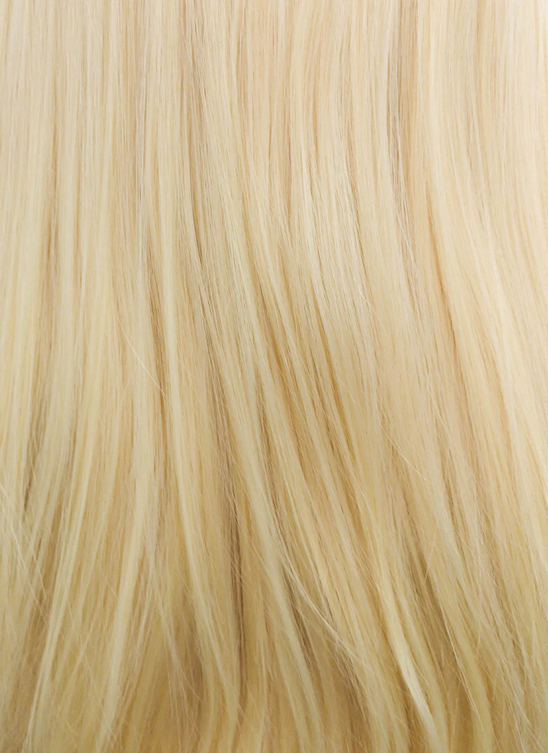 Straight Blonde Lace Front Synthetic Wig LF012 - Image 6
