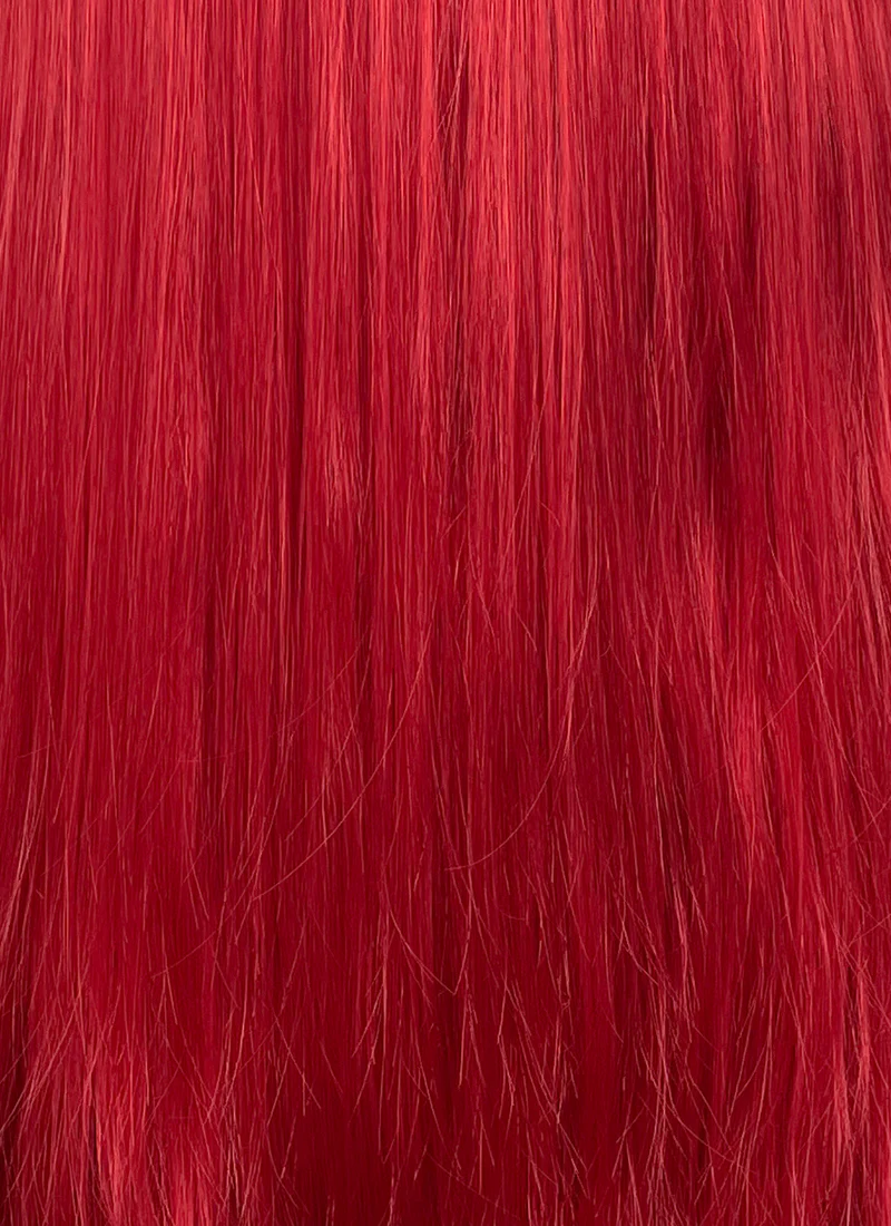 Straight Red Lace Front Synthetic Wig LF025 - Image 10