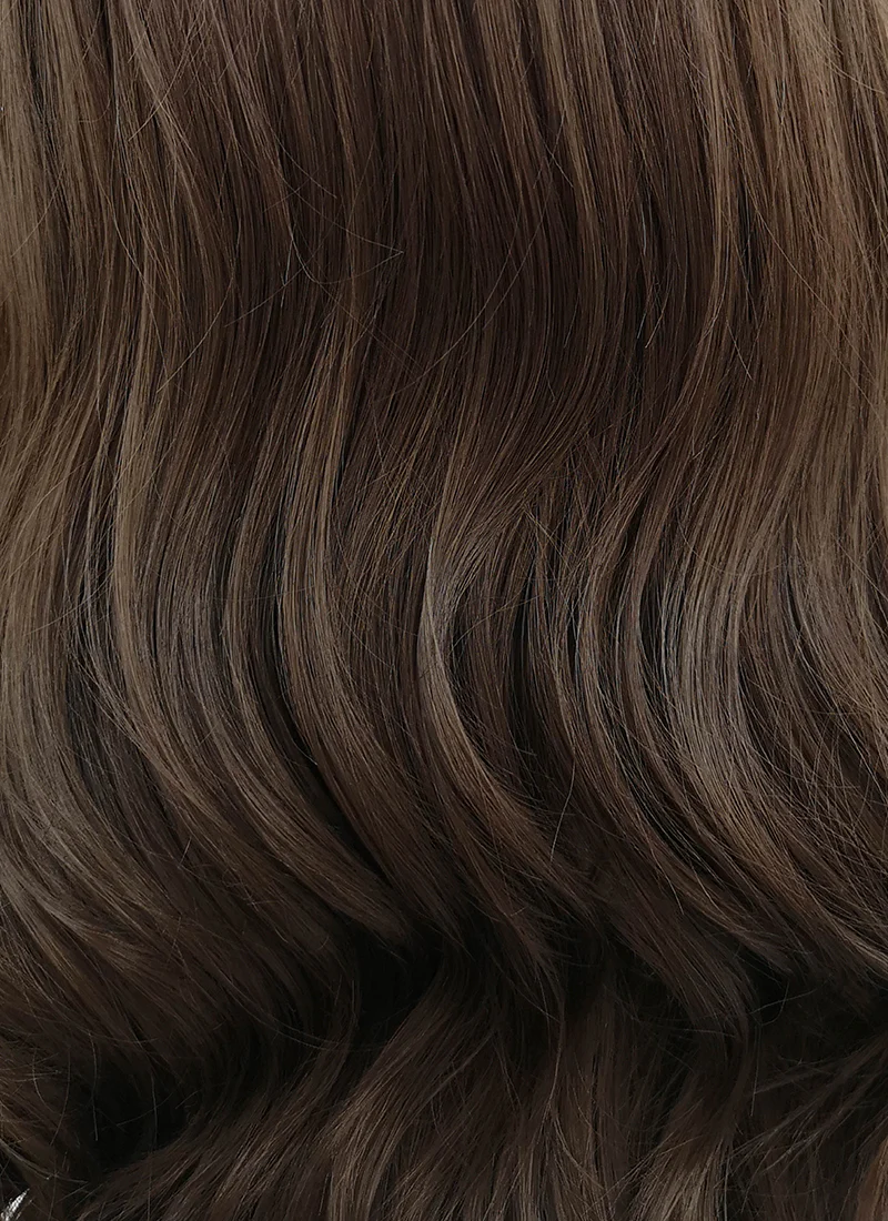 Brunette Wavy Lace Front Synthetic Wig LF117 - Image 8
