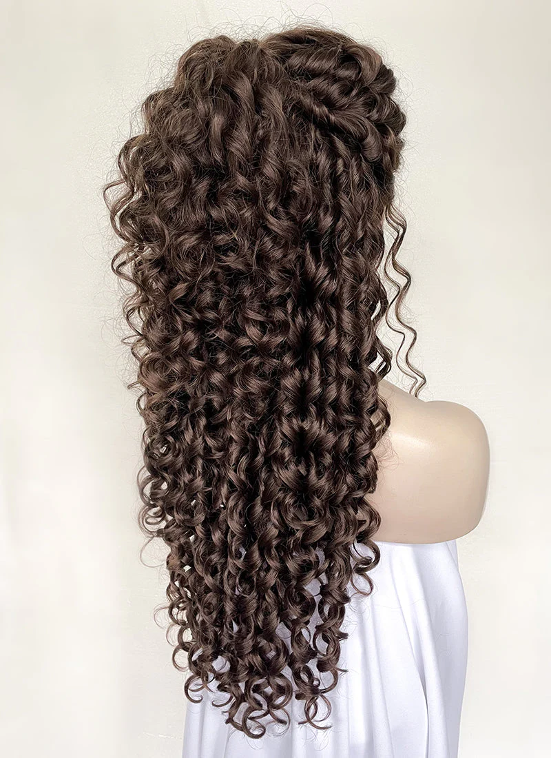 Star Wars Padme Amidala Brunette Braided Lace Front Synthetic Wig LF2144 - Image 10