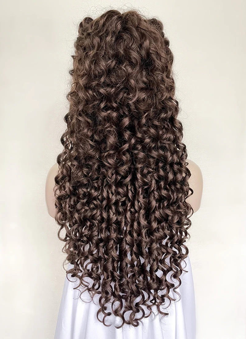 Star Wars Padme Amidala Brunette Braided Lace Front Synthetic Wig LF2144 - Image 9