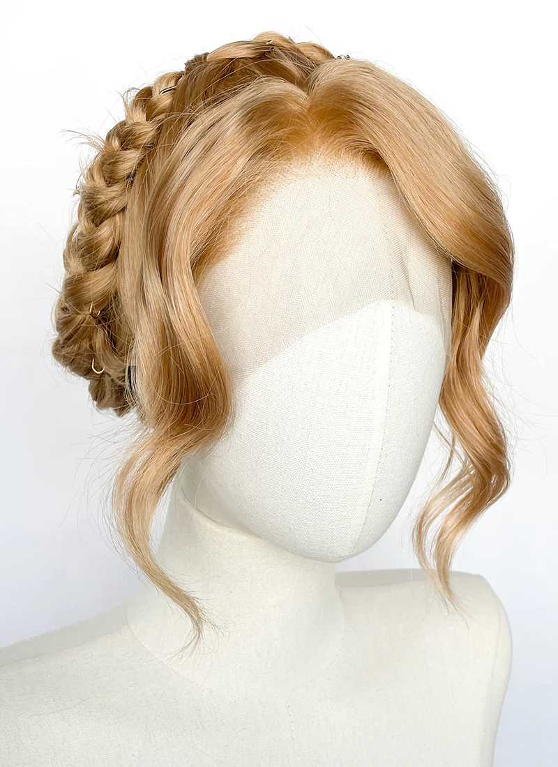 Golden Blonde Braided Lace Front Synthetic Wig LF2147 - Image 2