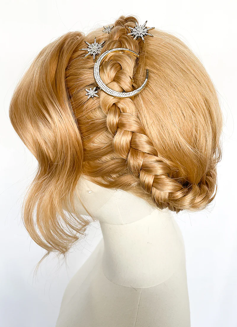 Golden Blonde Braided Lace Front Synthetic Wig LF2147 - Image 6