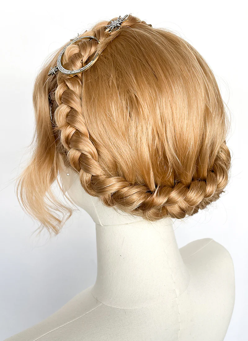 Golden Blonde Braided Lace Front Synthetic Wig LF2147 - Image 8