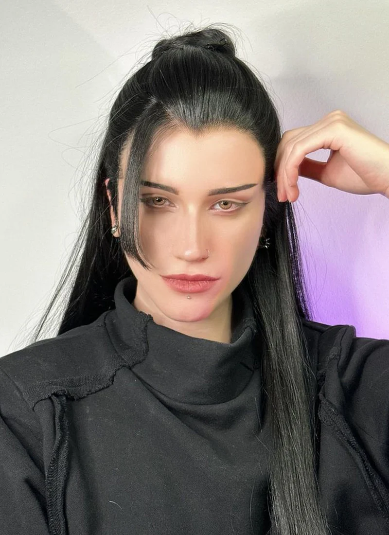 Jujutsu Kaisen Suguru Geto Black Braided Lace Front Synthetic Wig LF2149 - Image 2