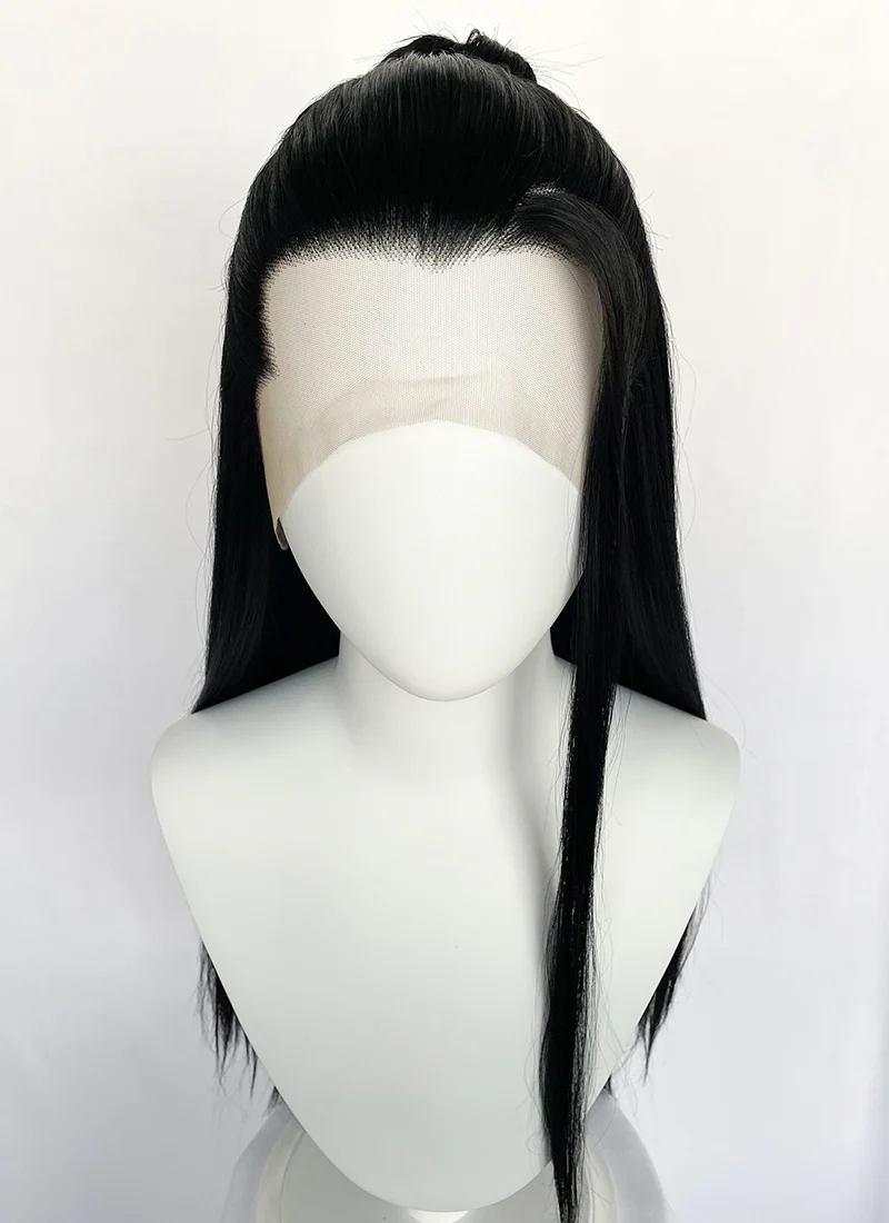 Jujutsu Kaisen Suguru Geto Black Braided Lace Front Synthetic Wig LF2149 - Image 3