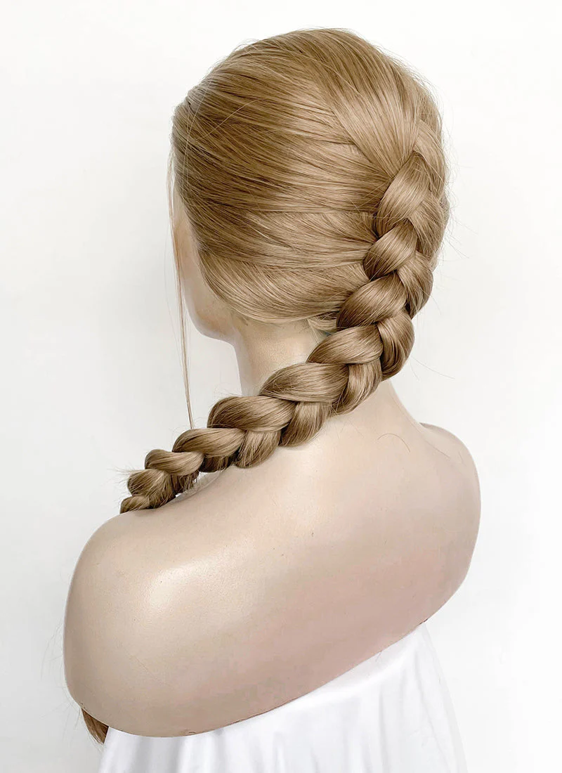 The Last of Us Abby Medium Blonde Braided Lace Front Synthetic Wig LF2174 - Image 11