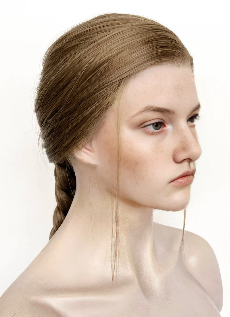 The Last of Us Abby Medium Blonde Braided Lace Front Synthetic Wig LF2174 - Image 14