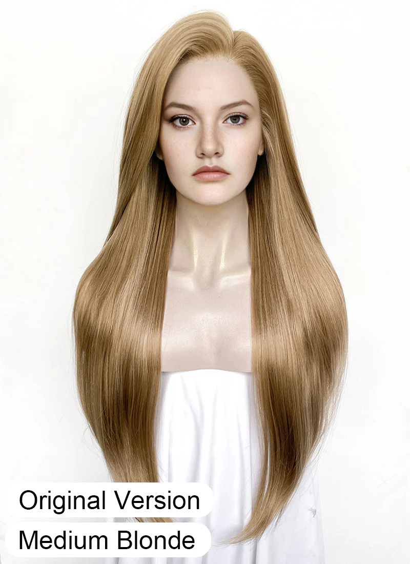 The Last of Us Abby Medium Blonde Braided Lace Front Synthetic Wig LF2174 - Image 2