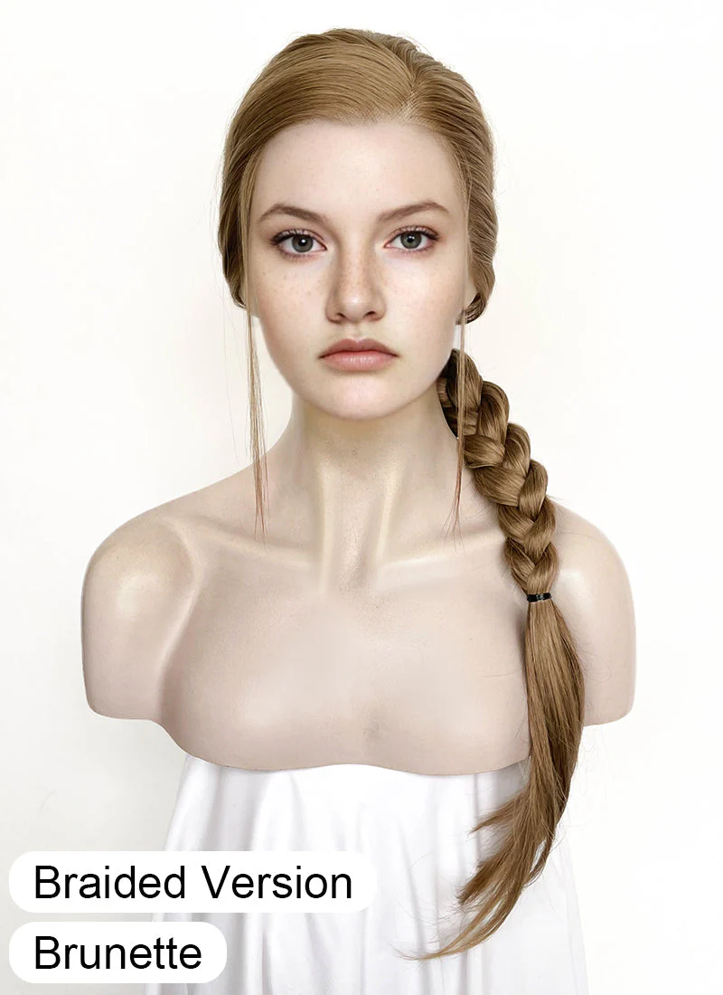 The Last of Us Abby Medium Blonde Braided Lace Front Synthetic Wig LF2174 - Image 5