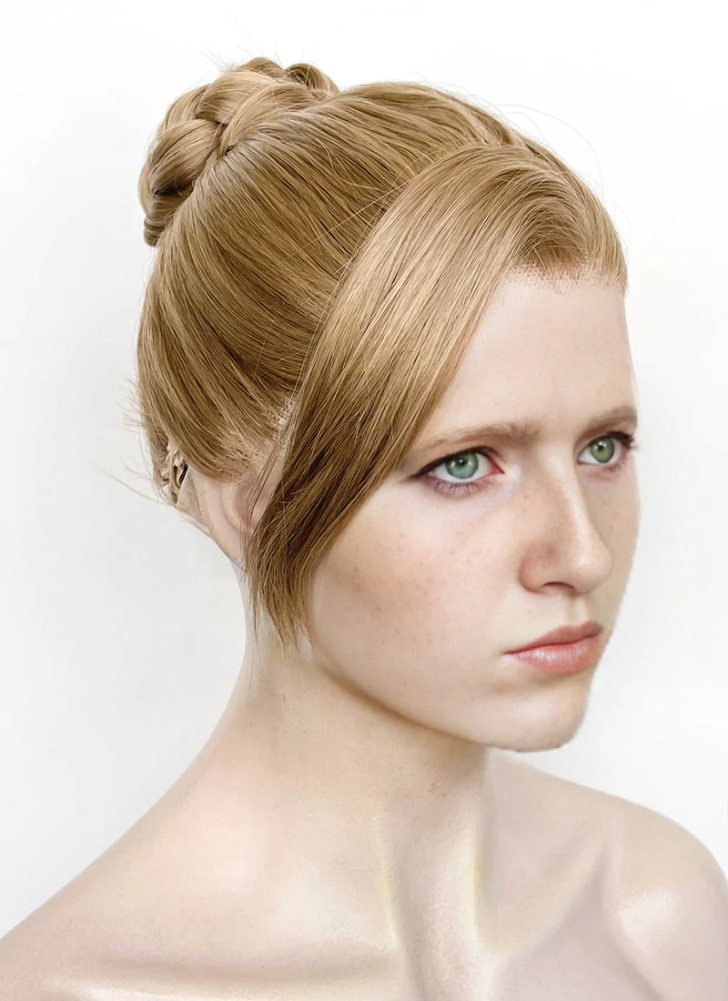 Split Fiction Zoe Foster Medium Blonde Braided Lace Front Synthetic Wig LF2175 - Image 3