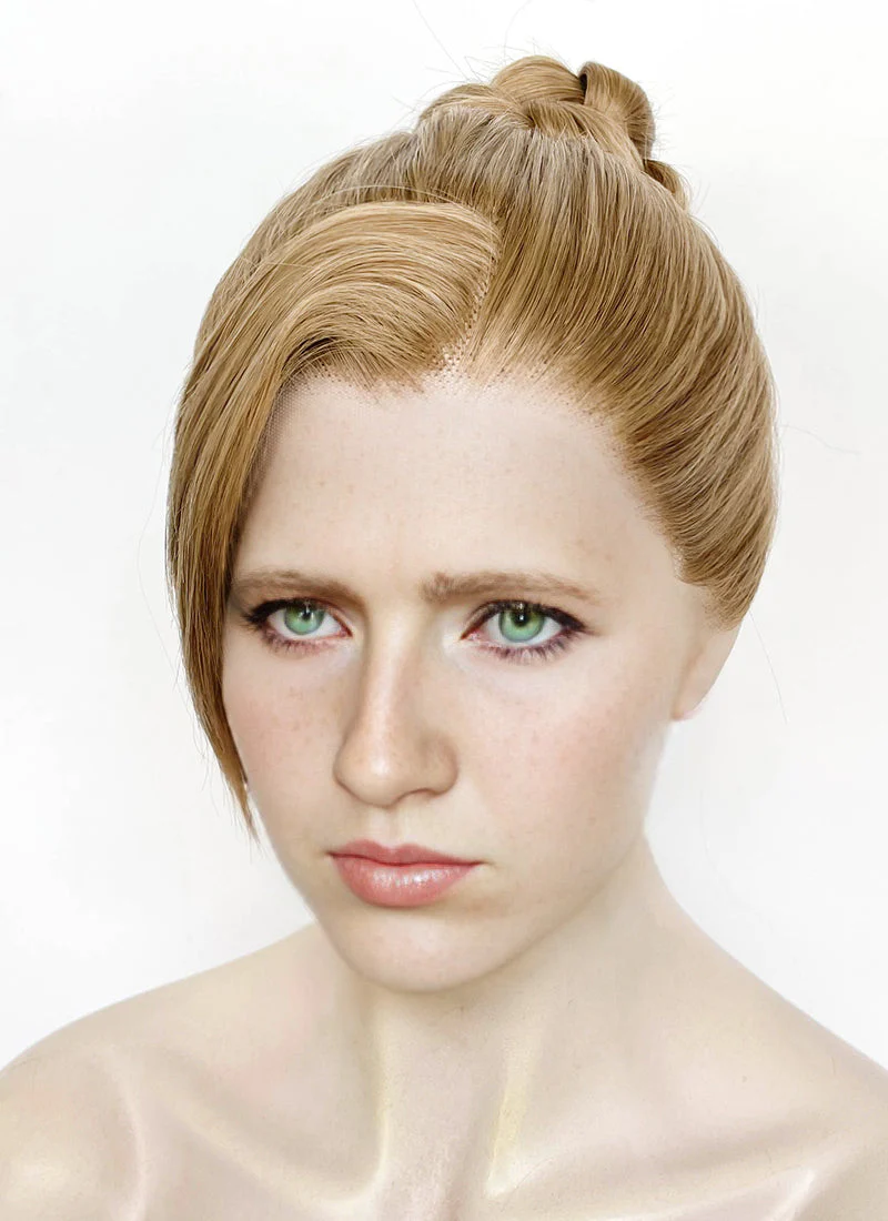 Split Fiction Zoe Foster Medium Blonde Braided Lace Front Synthetic Wig LF2175 - Image 5