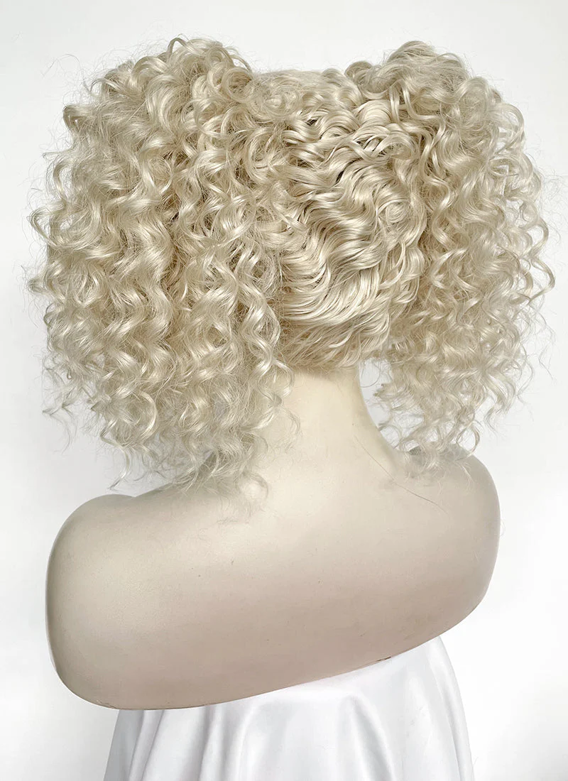 Lady Gaga The Dead Dance Ash Blonde Braided Lace Front Synthetic Wig LF2178 - Image 5