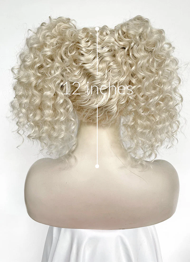 Lady Gaga The Dead Dance Ash Blonde Braided Lace Front Synthetic Wig LF2178 - Image 6