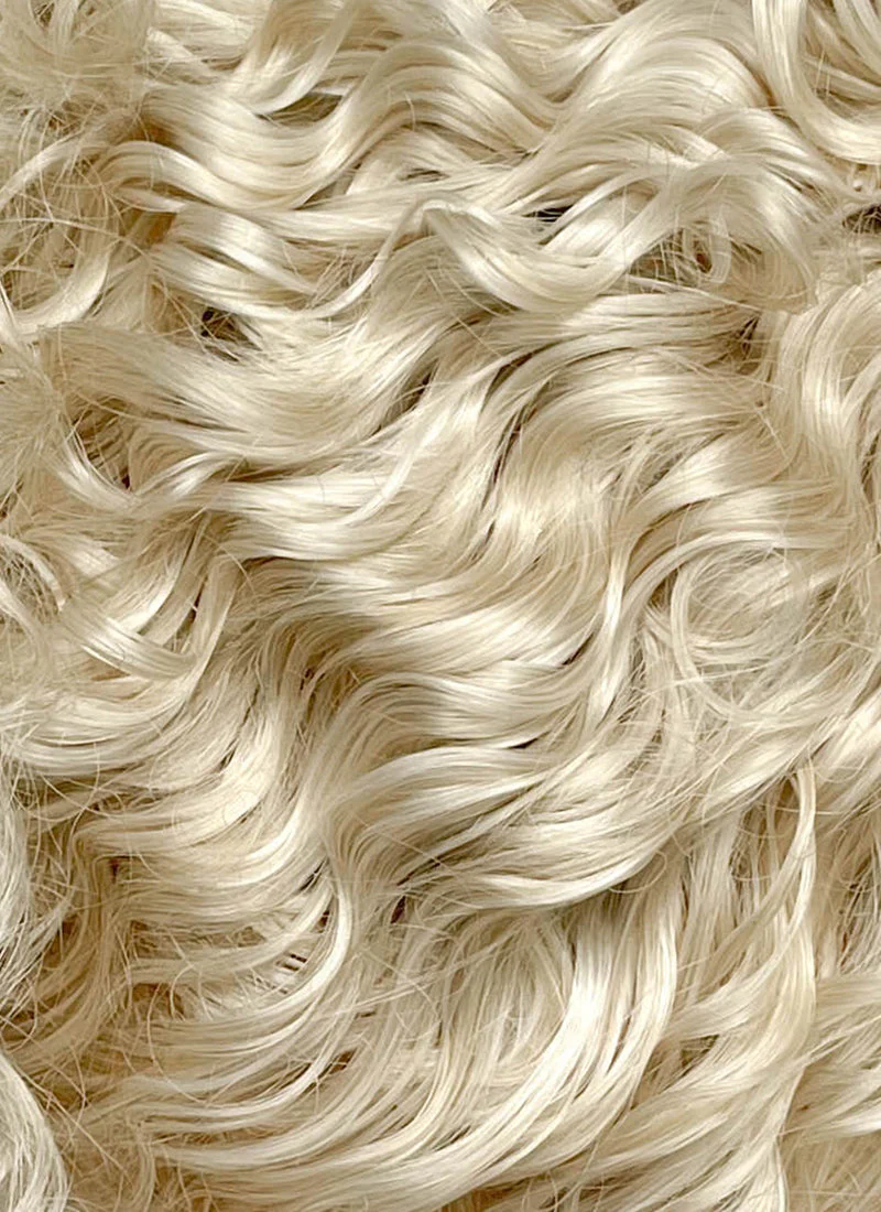 Lady Gaga The Dead Dance Ash Blonde Braided Lace Front Synthetic Wig LF2178 - Image 7