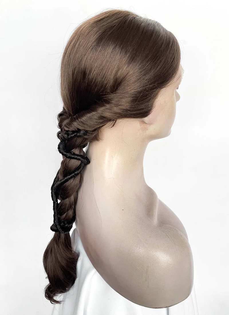 Star Wars Padme Amidala Brunette Braided Lace Front Synthetic Wig LF2181 - Image 7