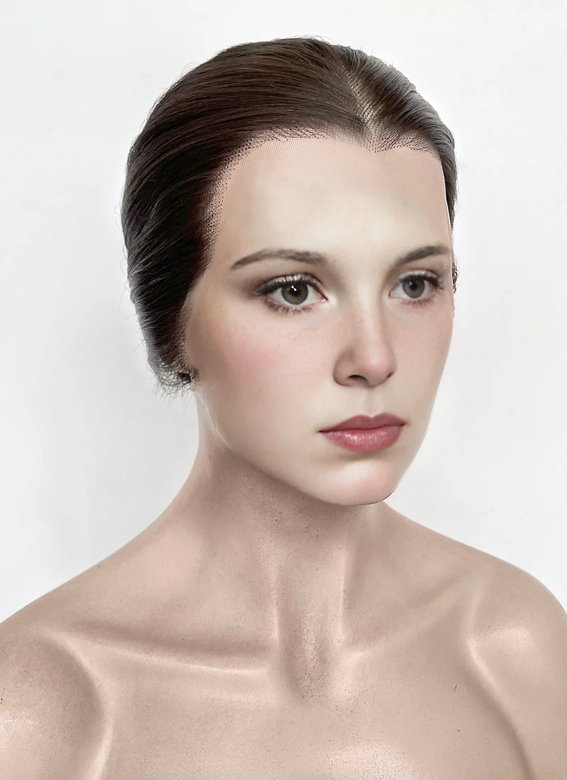 Stranger Things Eleven Brunette Braided Lace Front Synthetic Wig LF2183 - Image 3