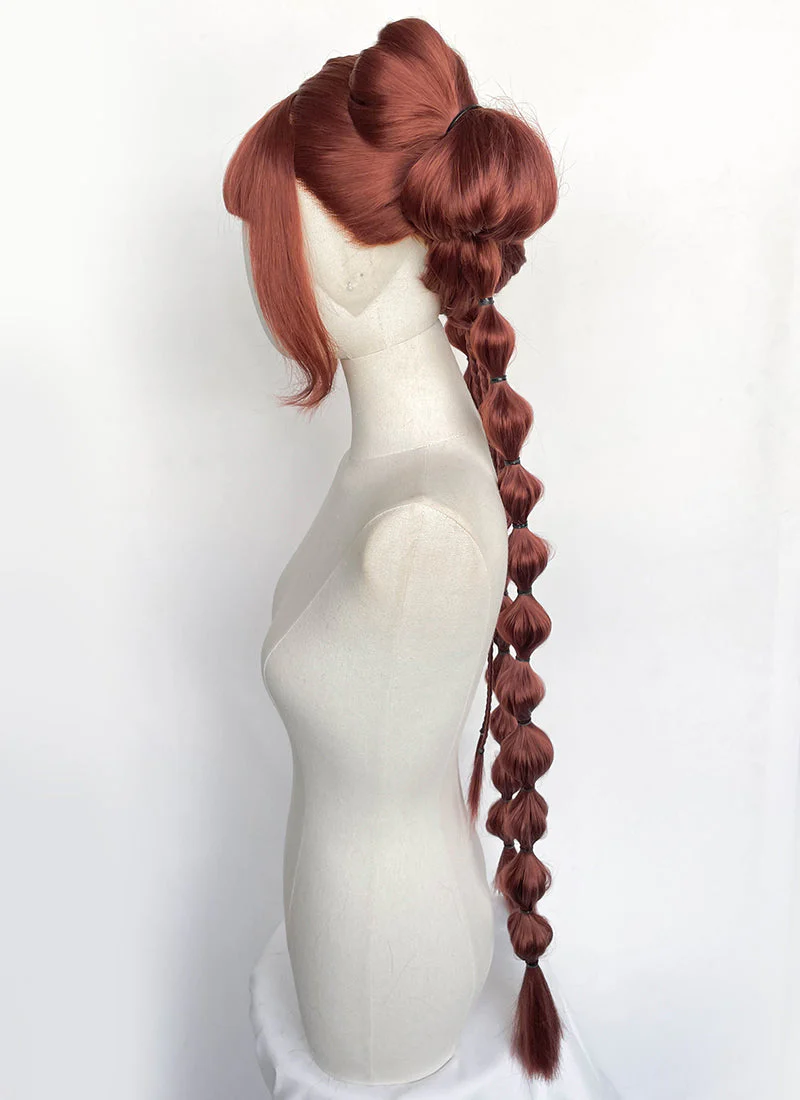Clair Obscur: Expedition 33 DLC "Esquie" Maelle Auburn Braided Lace Front Synthetic Wig LF2192 - Image 10