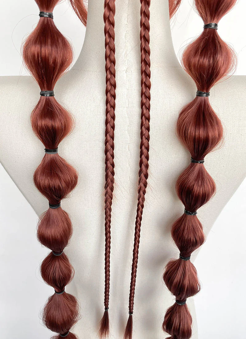 Clair Obscur: Expedition 33 DLC "Esquie" Maelle Auburn Braided Lace Front Synthetic Wig LF2192 - Image 15