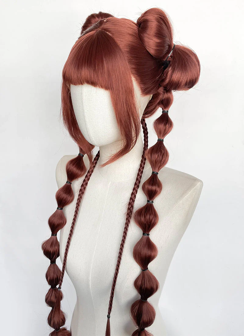 Clair Obscur: Expedition 33 DLC "Esquie" Maelle Auburn Braided Lace Front Synthetic Wig LF2192 - Image 6