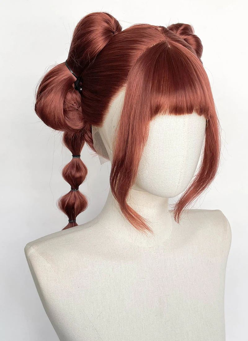 Clair Obscur: Expedition 33 DLC "Esquie" Maelle Auburn Braided Lace Front Synthetic Wig LF2192 - Image 8