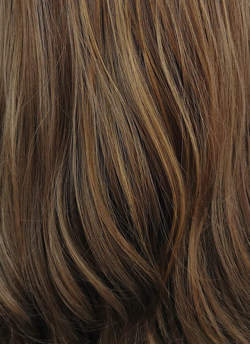 Brunette Wavy Lace Front Synthetic Wig LF321 - Image 9