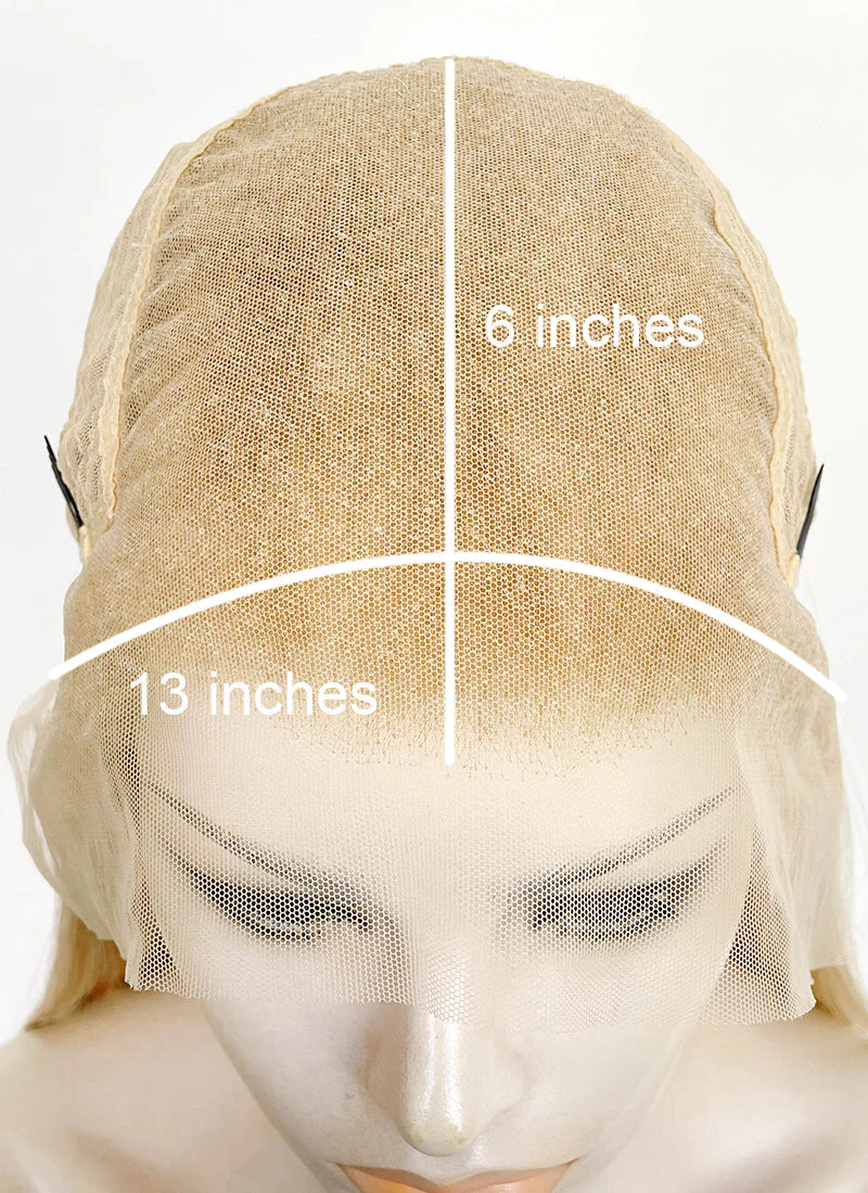Blonde Straight 13" x 6" Lace Top Lace Front Synthetic Wig LF3361 - Image 6