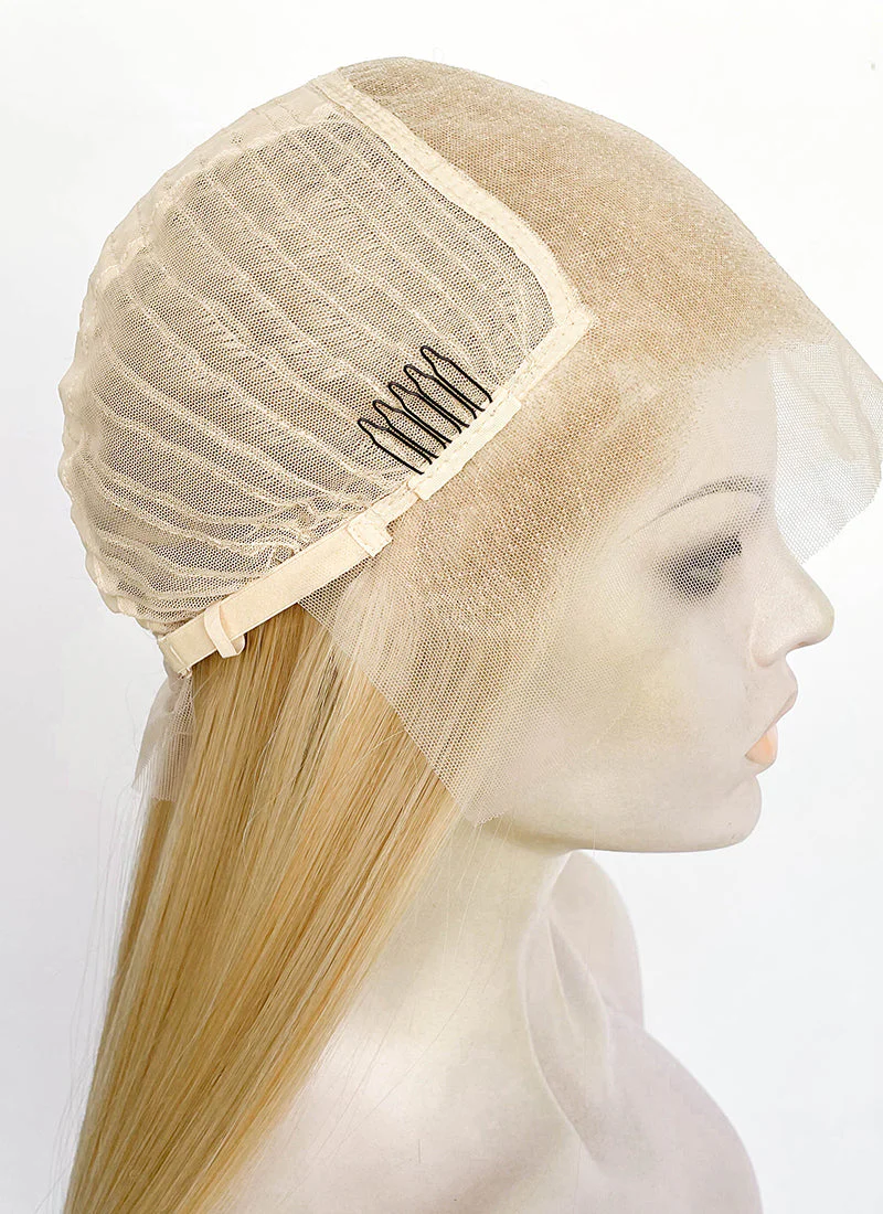 Blonde Straight 13" x 6" Lace Top Lace Front Synthetic Wig LF3361 - Image 7