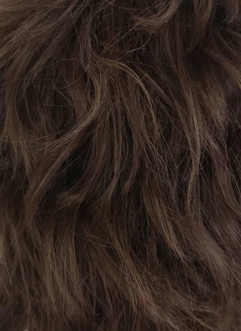 Stranger Things Steve Harrington Brunette Wavy Lace Front Synthetic Men's Wig LF407A - Image 7