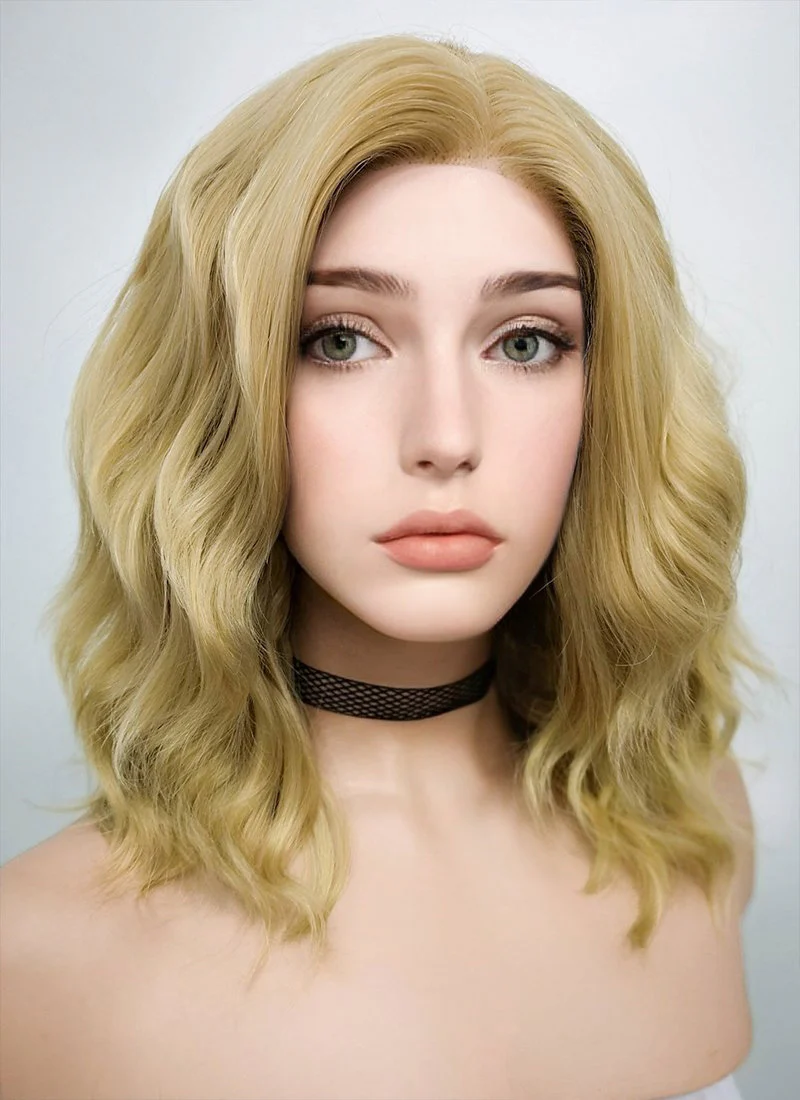 Blonde Wavy Lace Front Synthetic Wig LF418 - Image 3