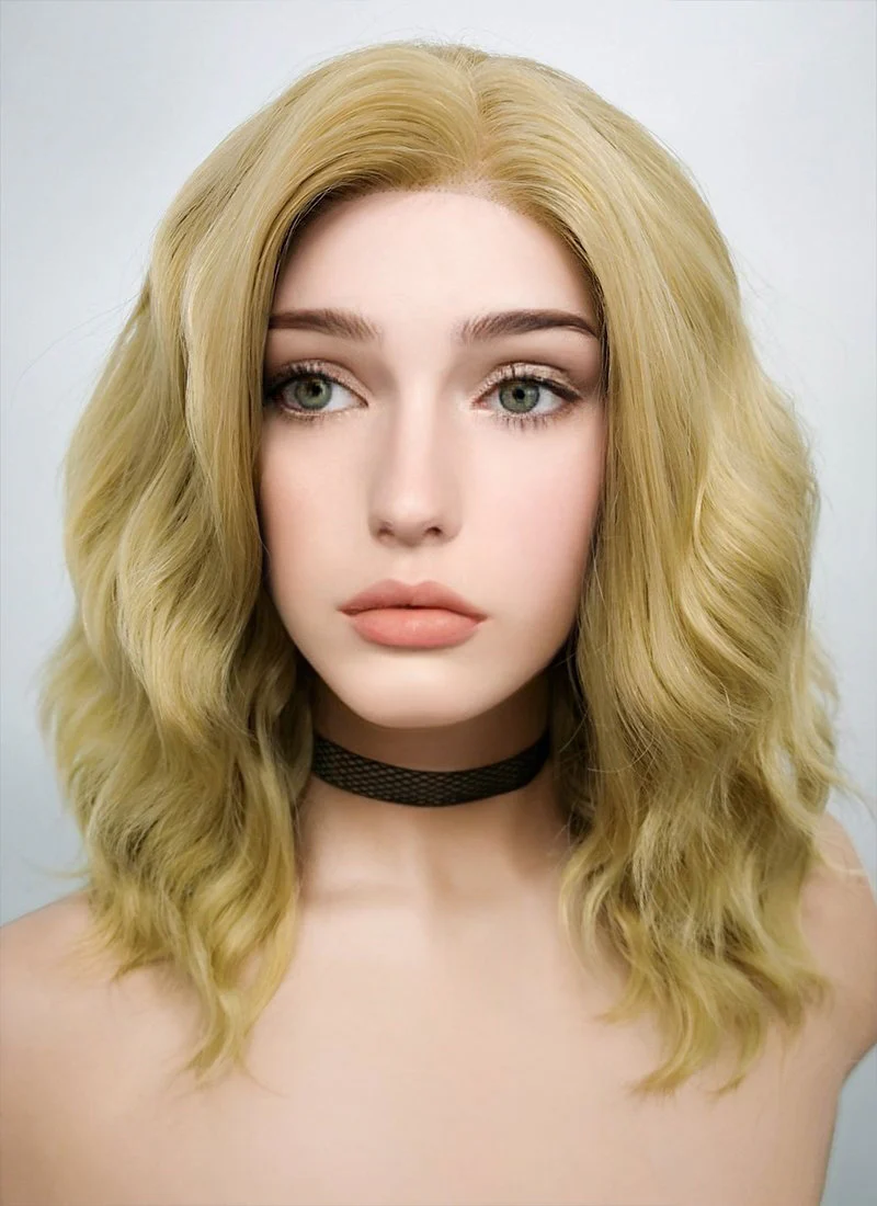 Blonde Wavy Lace Front Synthetic Wig LF418 - Image 5