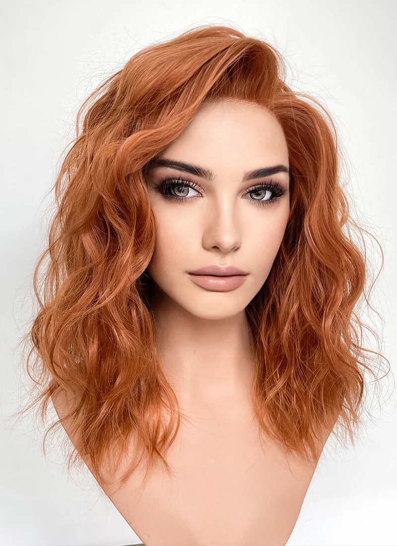 Ginger Wavy Lace Front Synthetic Wig LF6003 - Image 2
