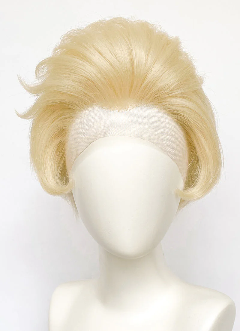 Hazbin Hotel Lucifer Morningstar Blonde Straight Lace Front Synthetic Men's Wig LF6067 - Image 3