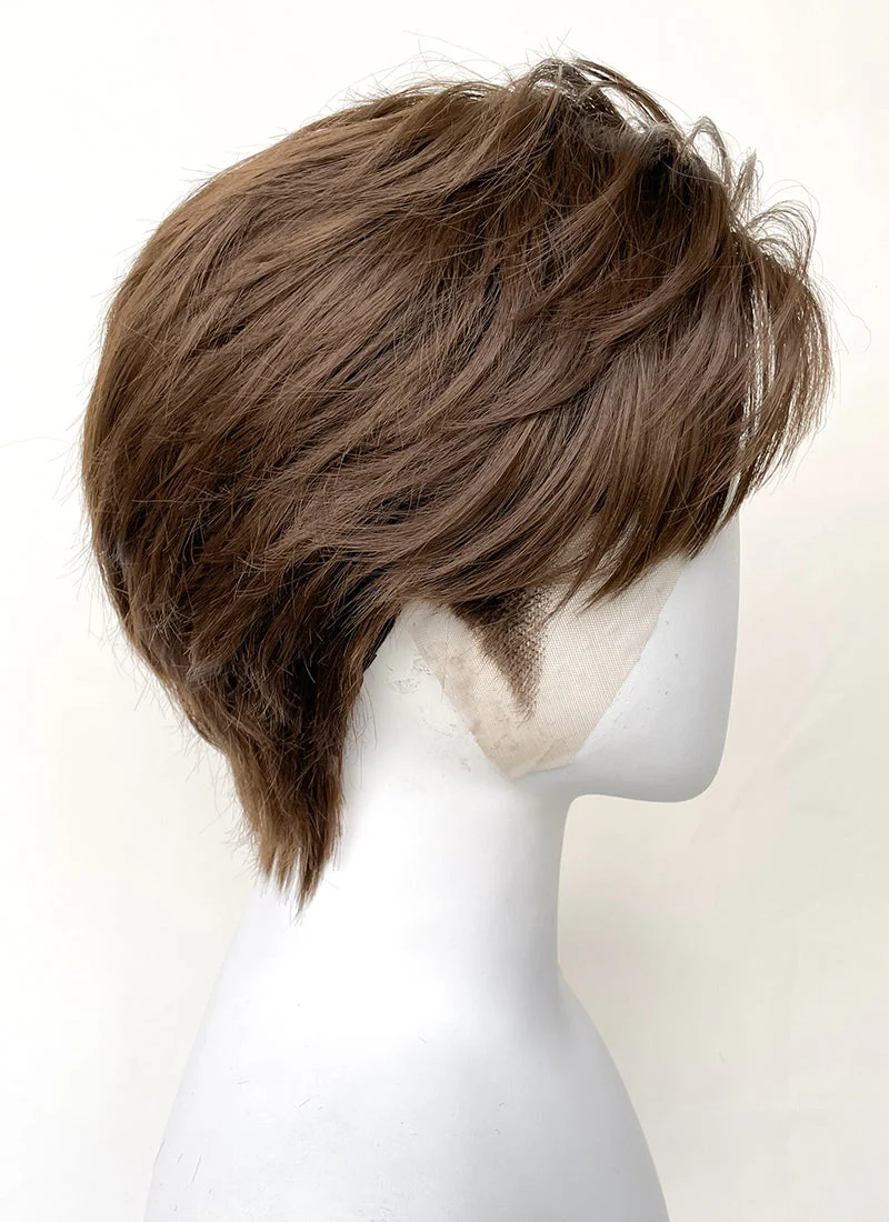 Brunette Straight Lace Front Synthetic Men's Wig LF6095 - Image 4