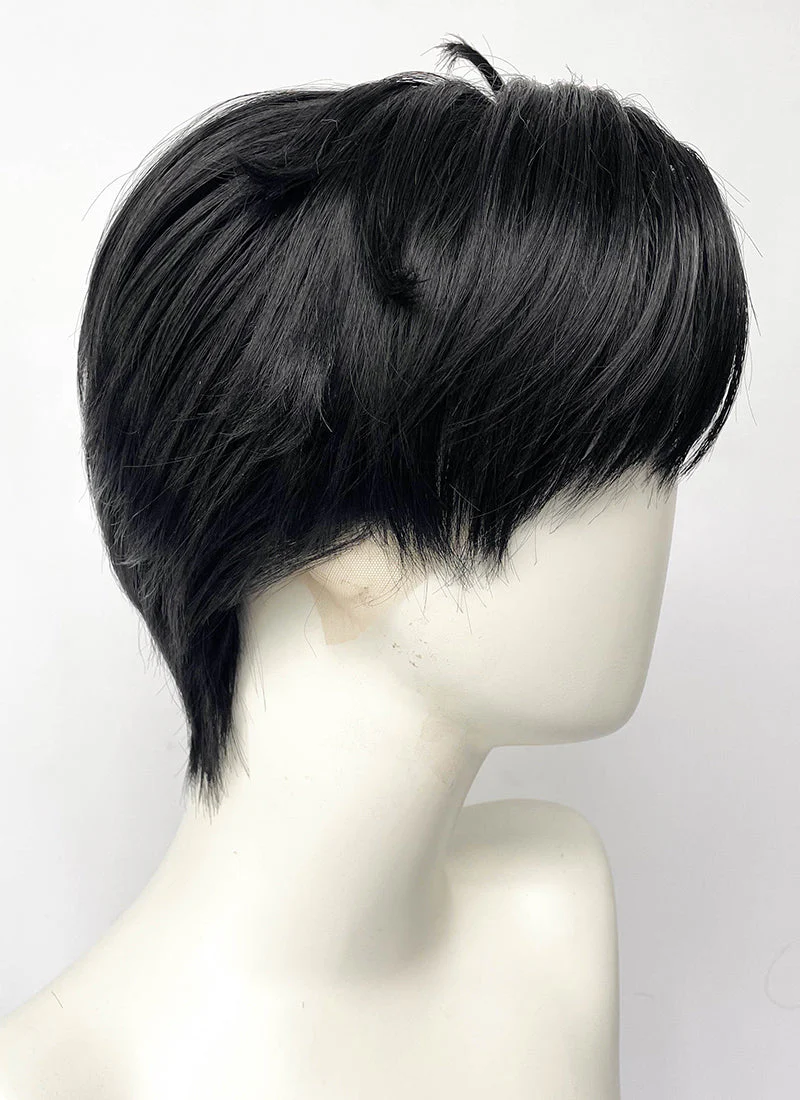 Solo Leveling Sung Jin-woo Black Straight Lace Front Synthetic Men's Wig LF6103 - Image 5