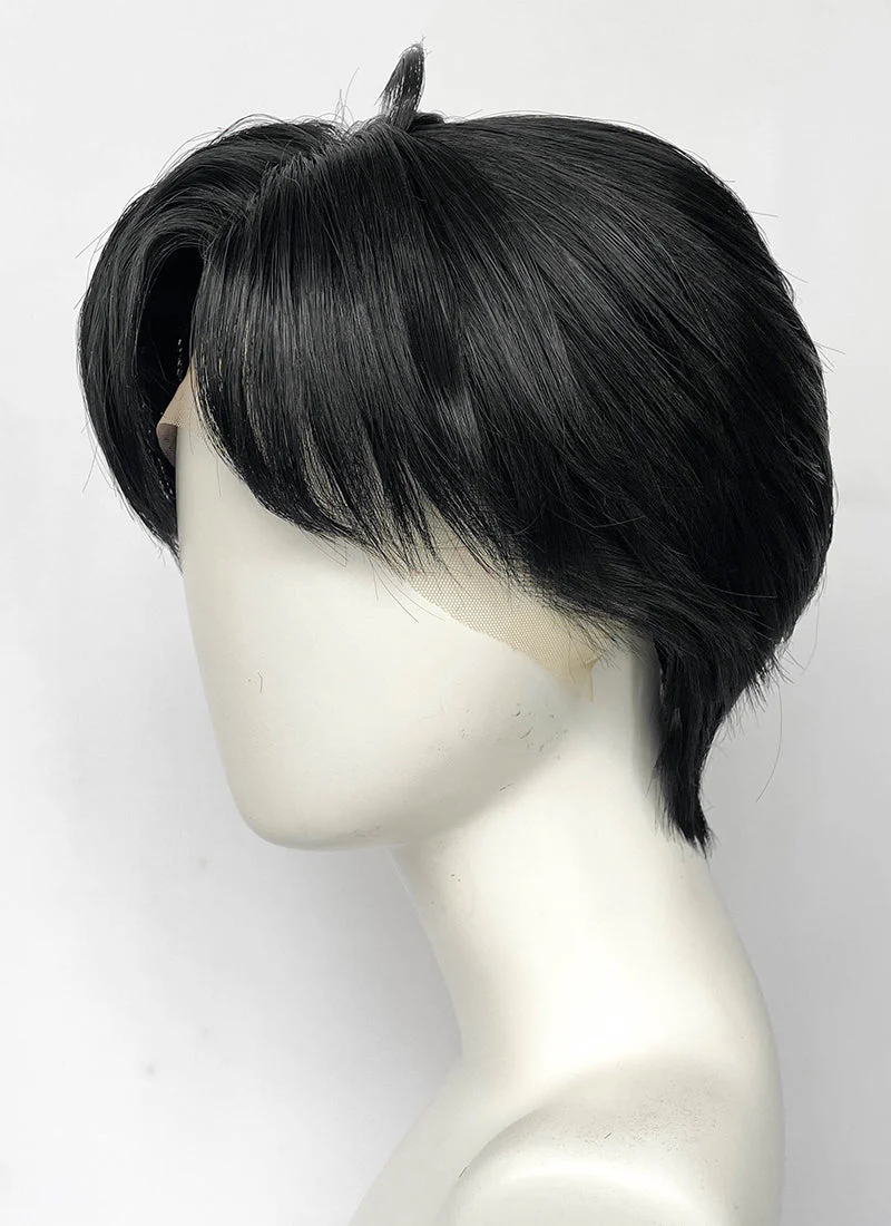 Solo Leveling Sung Jin-woo Black Straight Lace Front Synthetic Men's Wig LF6103 - Image 6