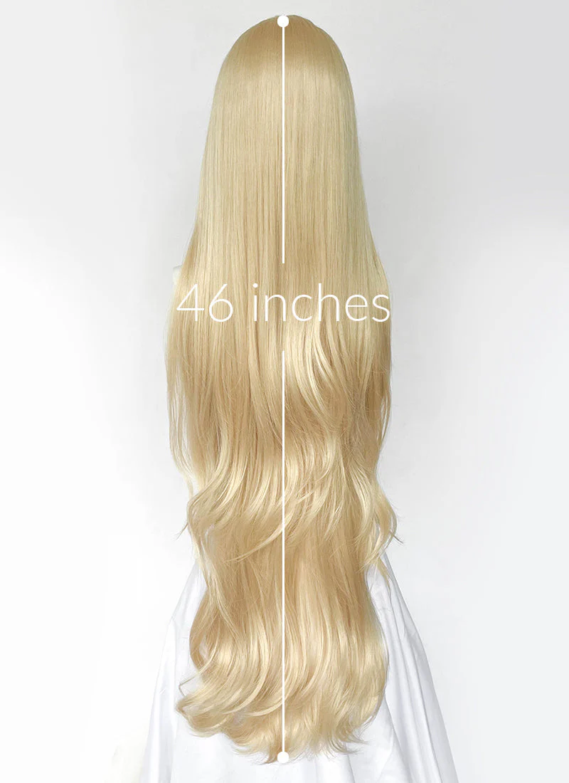 Castlevania Alucard Blonde Wavy Lace Front Synthetic Men's Wig LF6109 - Image 8