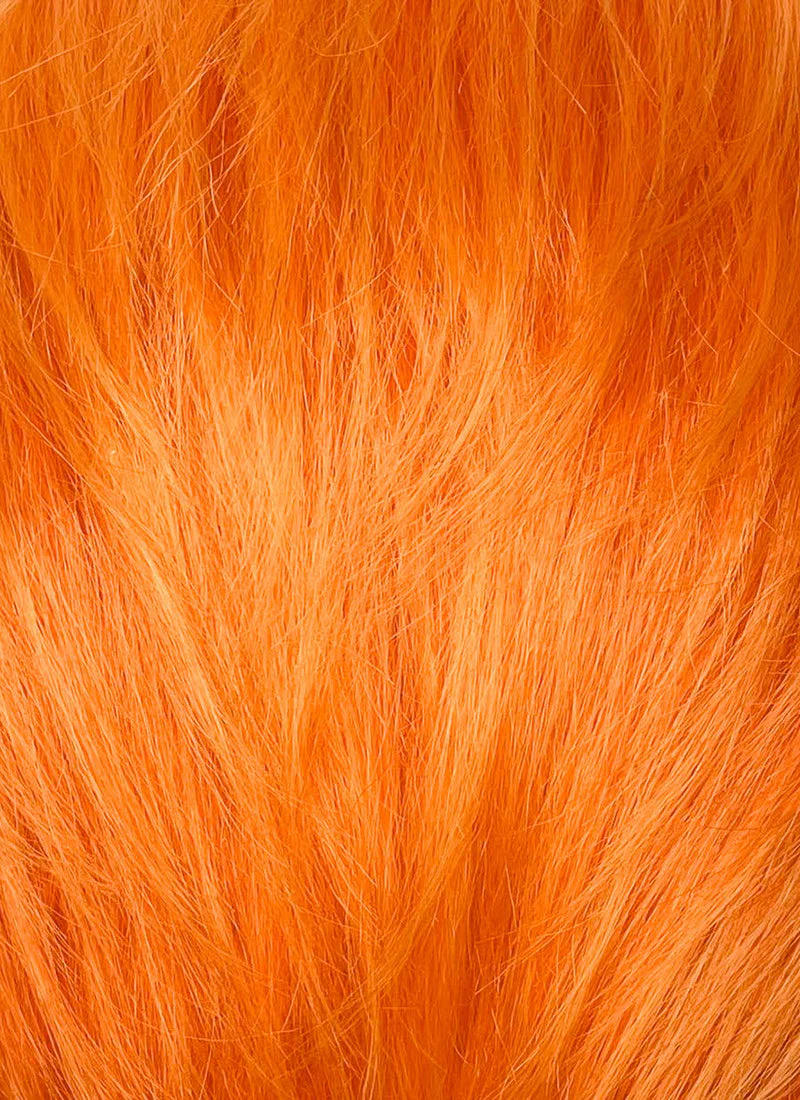 Mixed Orange Straight Lace Front Synthetic Men's Wig LF6110 - Image 8