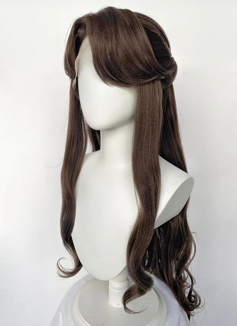 Brunette Braided Lace Front Synthetic Hair Wig LF6146A - Image 5