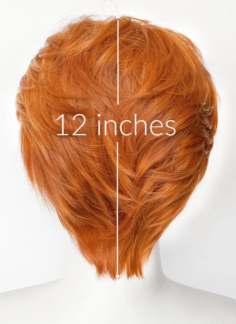Ginger Straight Lace Front Synthetic Men's Wig LF6154 - Image 7